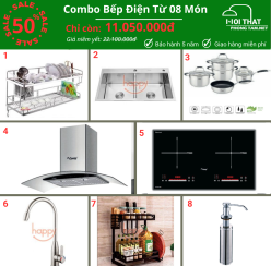 Combo Thiết Bị Vệ Sinh 08 Món CBVS06