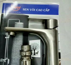 Vòi Lavabo Nóng Lạnh 100% INOX 304 HP-3016