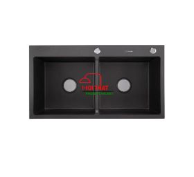 Chậu Rửa Chén INOX Phủ Nano đen HP-8245NĐ